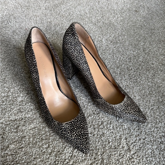 Banana Republic Shoes - Banana Republic Cow Print Patterned Heels